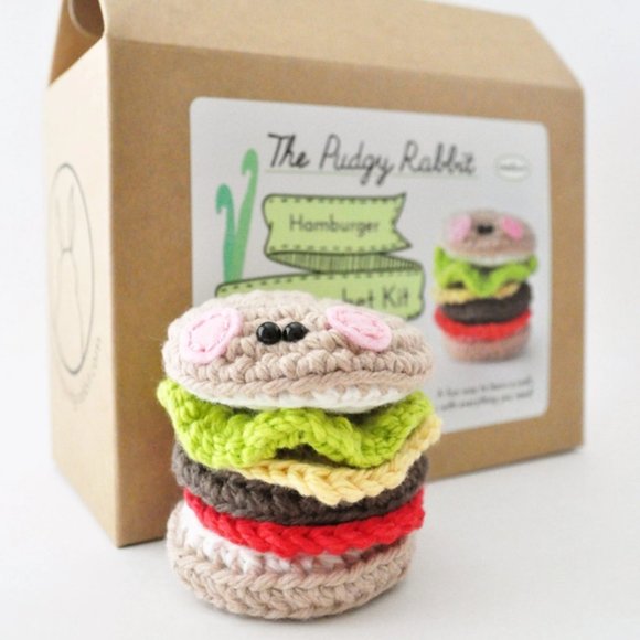 The Pudgy Rabbit Other - Hamburger Crochet Kit